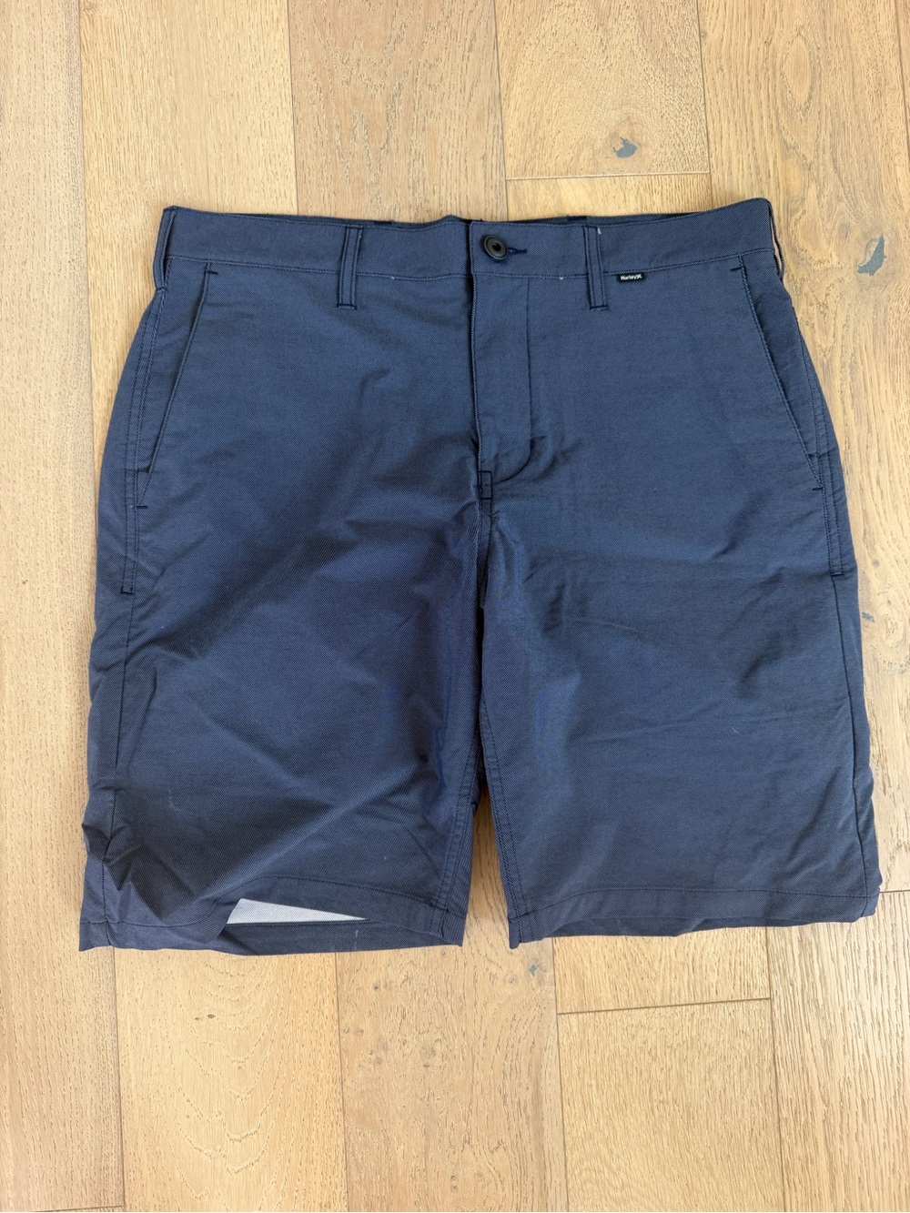 Hurley Men Navy Blue Performance Everyday Hybrid Shorts Size 34